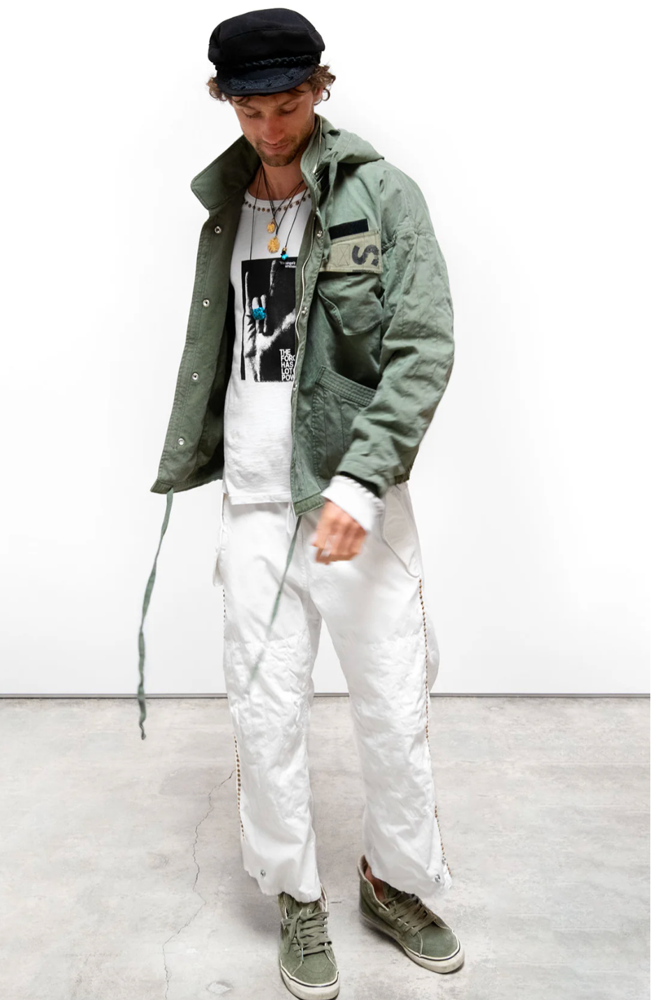 HOMESTUD OUTOFSIGHT POPLINAIR FLAPSNAP KITE PANT by FREECITY