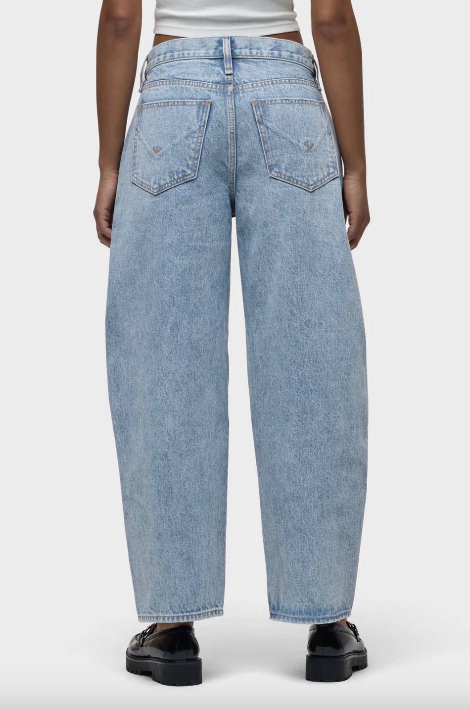 Courtney Mid-Rise Baby Barrel in Arcade by Hudson