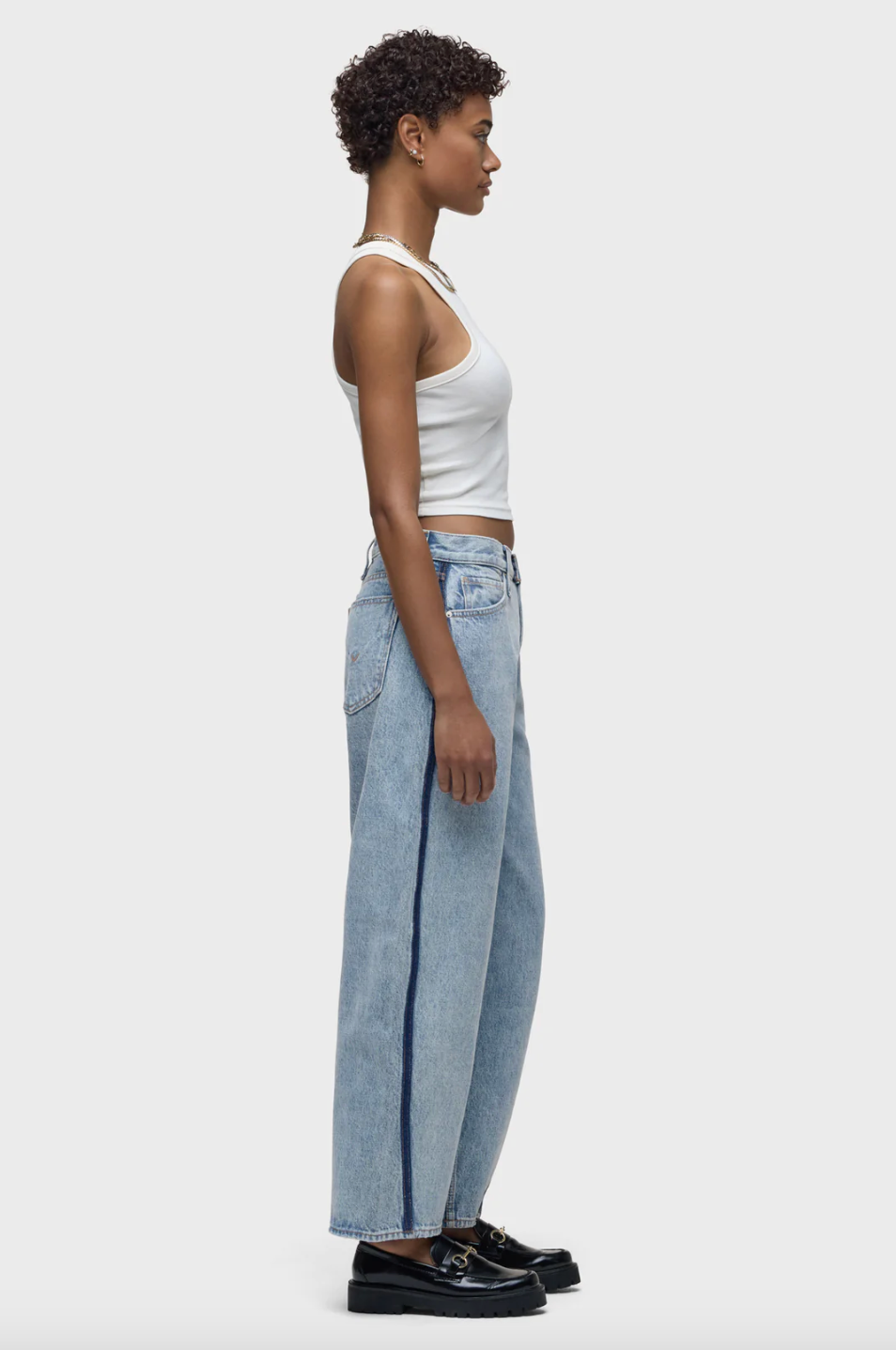 Courtney Mid-Rise Baby Barrel in Arcade by Hudson