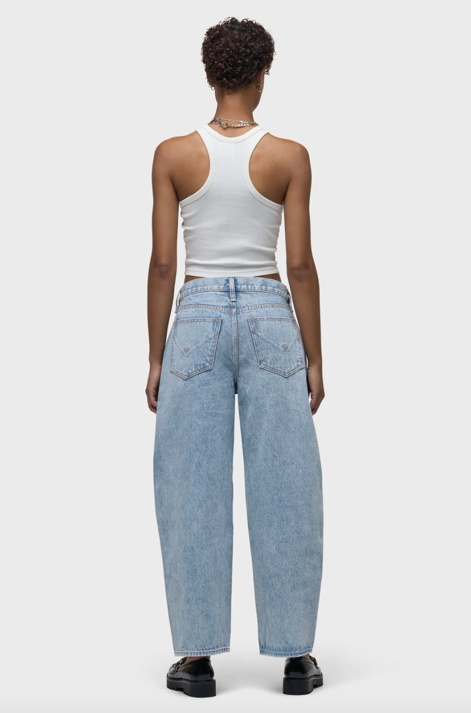 Courtney Mid-Rise Baby Barrel in Arcade by Hudson