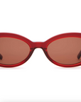 The Sweet Leaf in Crystal Black Cherry Bio by Crap Eyewear
