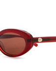 The Sweet Leaf in Crystal Black Cherry Bio by Crap Eyewear