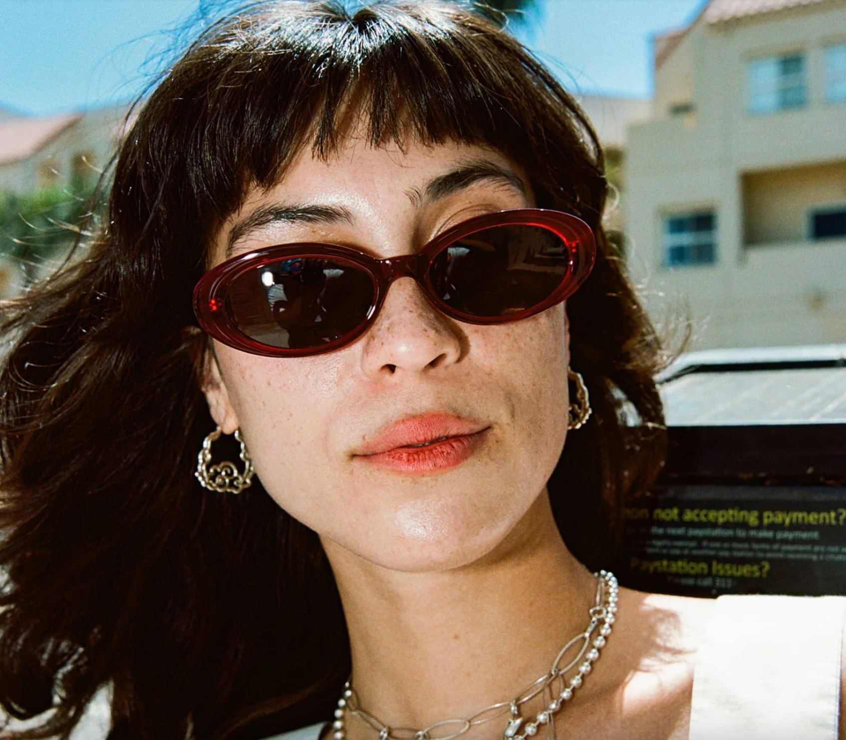 The Sweet Leaf in Crystal Black Cherry Bio by Crap Eyewear