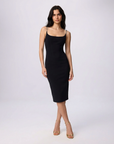 Daphne Corset Cami Dress in Black by THEO