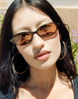 The Star Locket in Dark Tortoise Bio / Cinnamon by Crap Eyewear