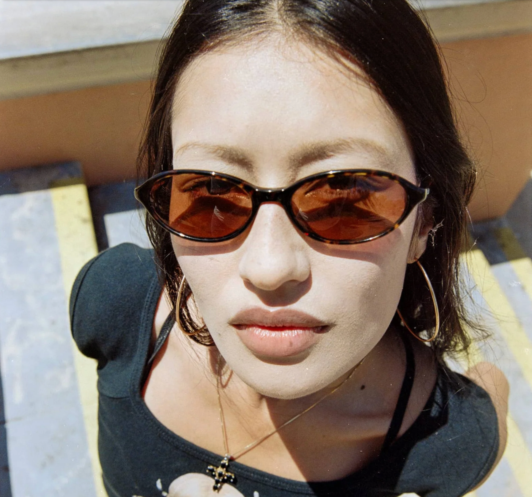 The Star Locket in Dark Tortoise Bio / Cinnamon by Crap Eyewear