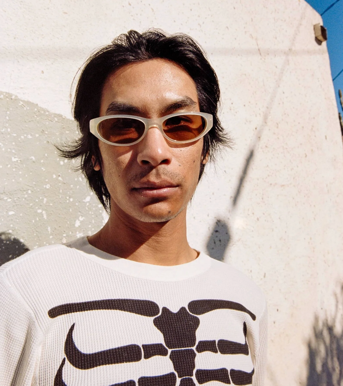 The Mini Funk in Champagne Glitter Bio / Shroom by Crap Eyewear