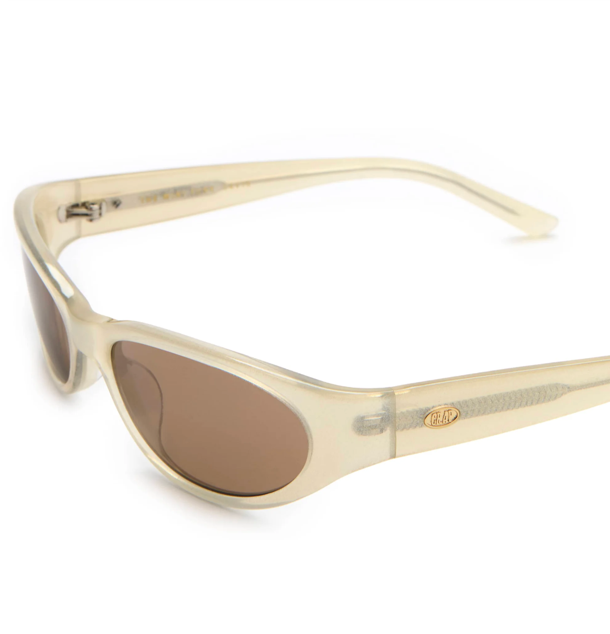 The Mini Funk in Champagne Glitter Bio / Shroom by Crap Eyewear