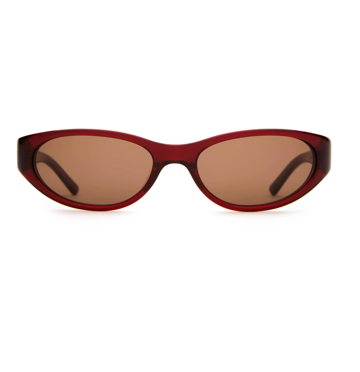 The Mini Funk in Crystal Black Cherry Bio / Desert by Crap Eyewear
