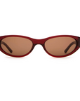 The Mini Funk in Crystal Black Cherry Bio / Desert by Crap Eyewear