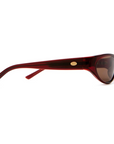 The Mini Funk in Crystal Black Cherry Bio / Desert by Crap Eyewear