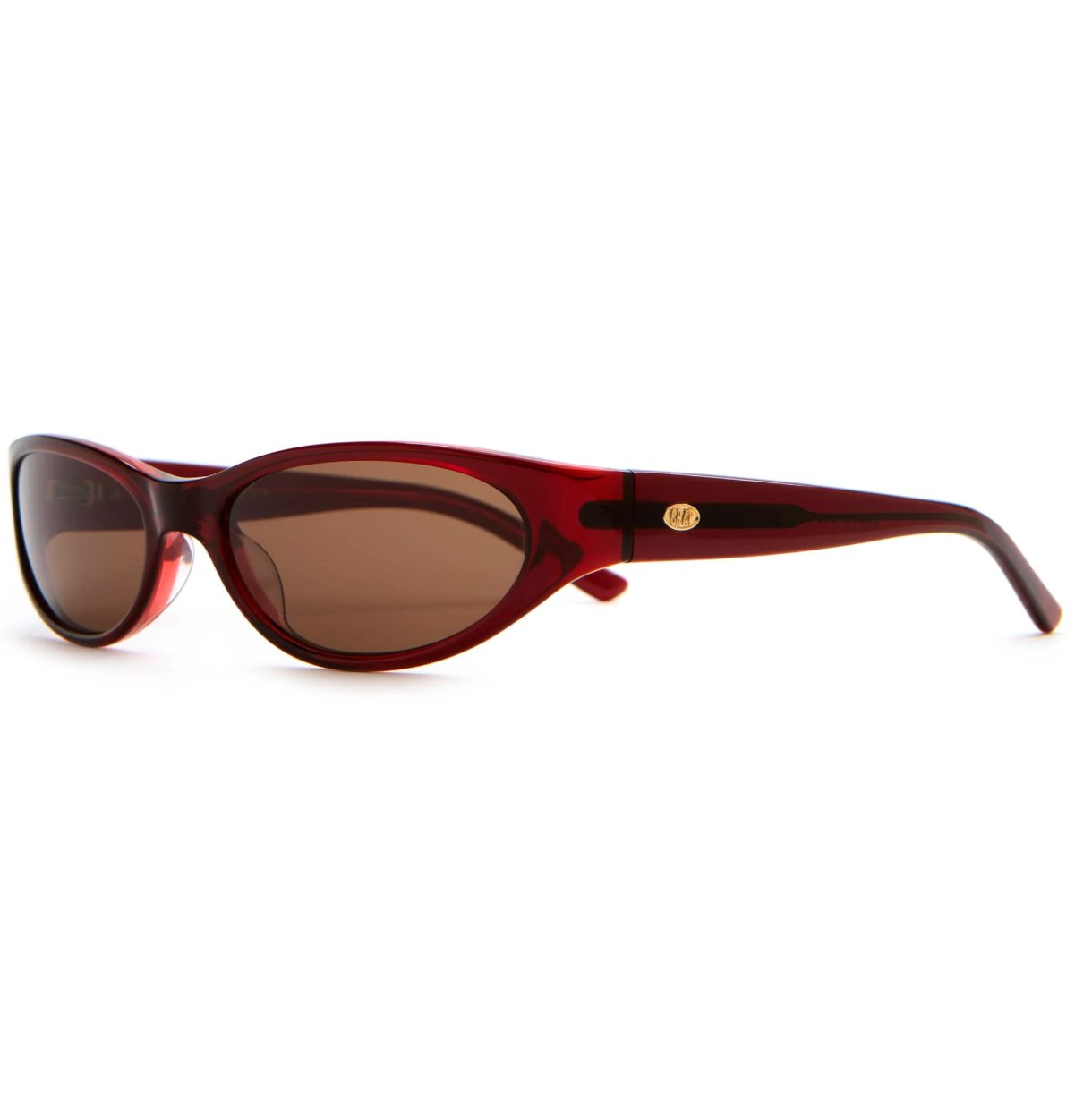 The Mini Funk in Crystal Black Cherry Bio / Desert by Crap Eyewear