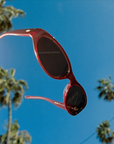 The Mini Funk in Crystal Black Cherry Bio / Desert by Crap Eyewear