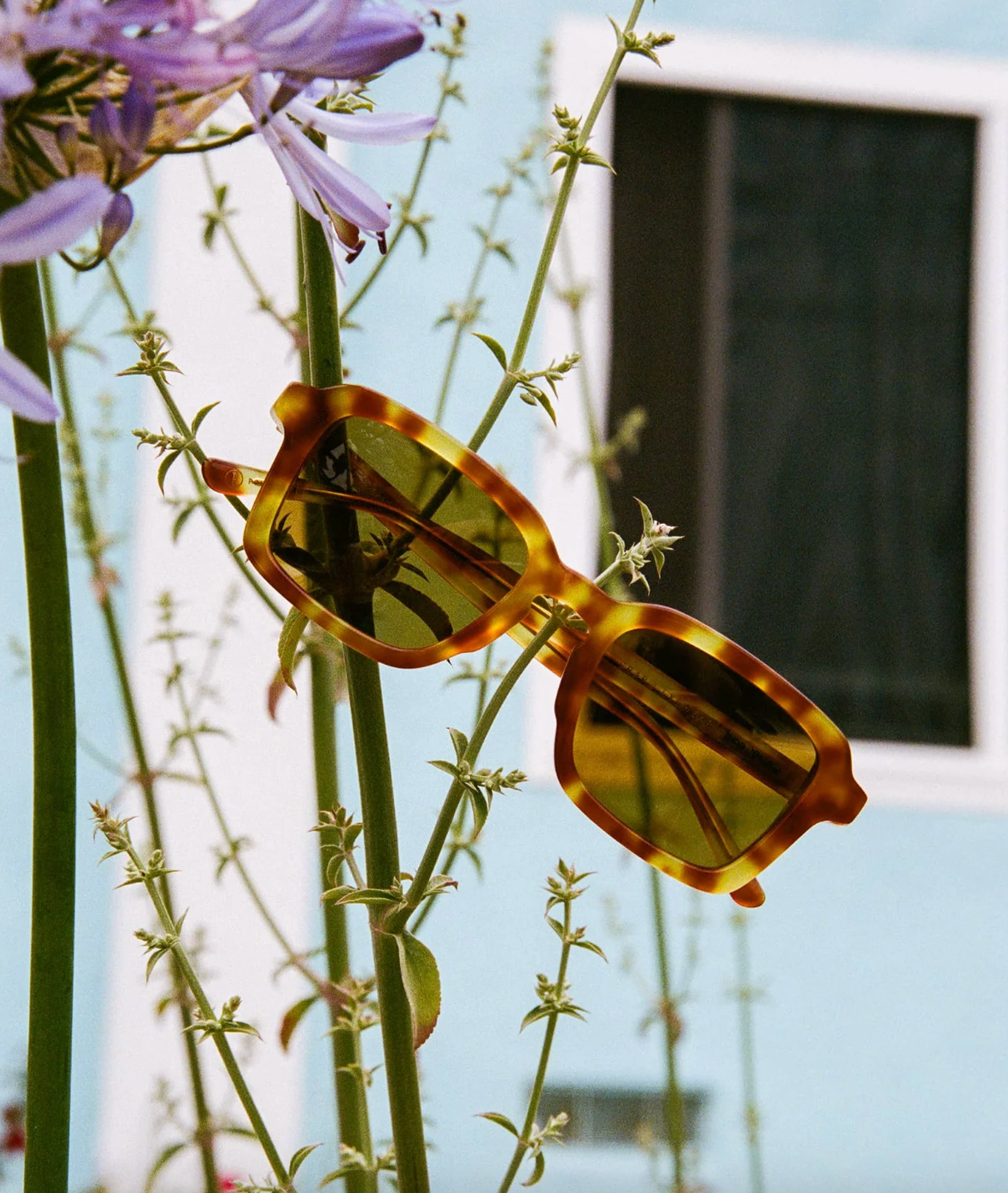 Heavy Tropix in Blonde Tortoise Bio / Polarized Mustard by Crap Eyewear