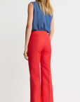 Wide Leg Pintuck Trouser in Poppy by Smythe