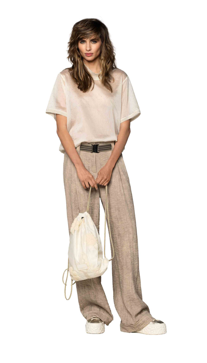 Crinkle Trouser by Beate Heymann
