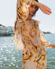 Siena Slip Skirt in Wild Horses by Catherine Gee