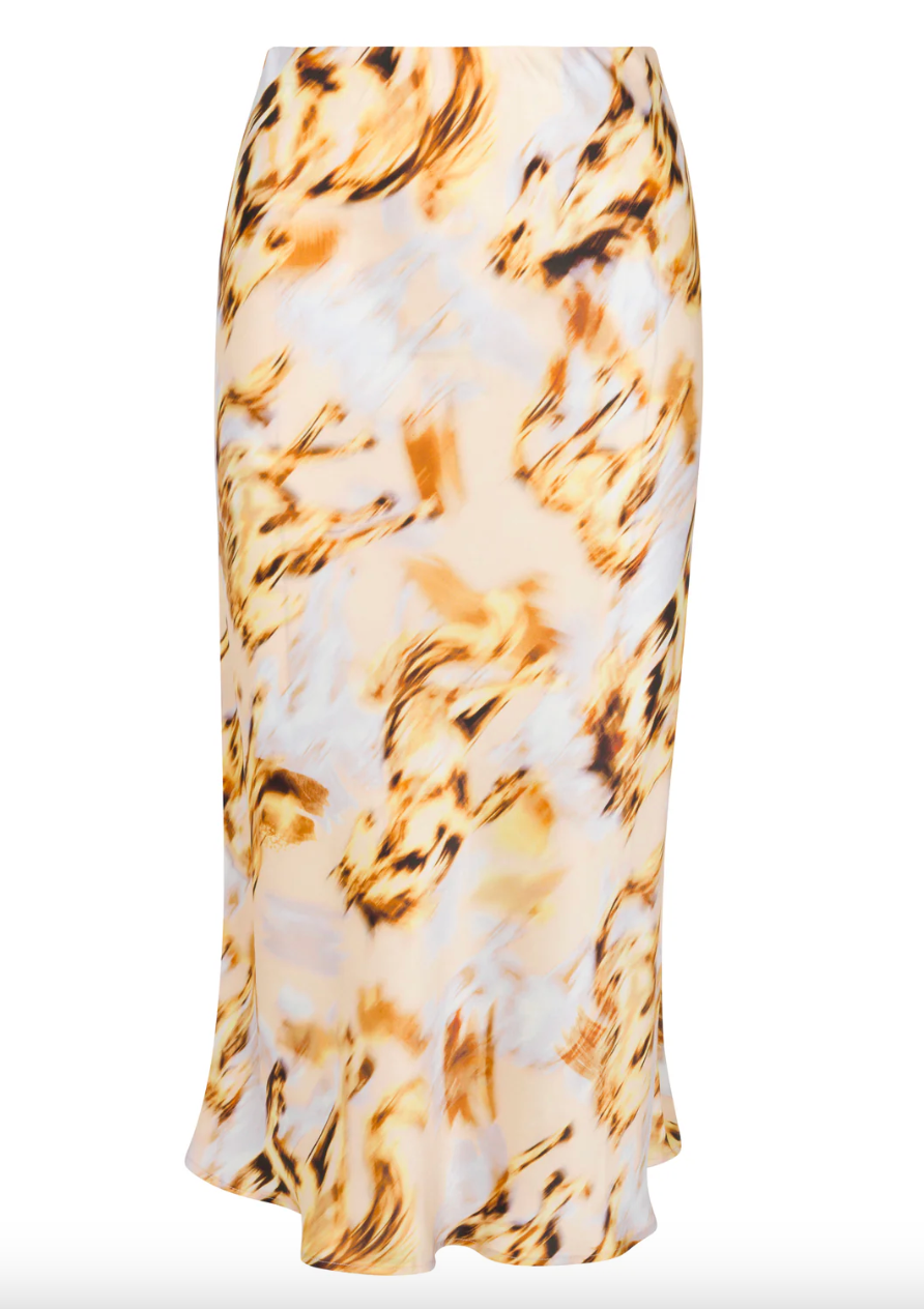 Siena Slip Skirt in Wild Horses by Catherine Gee