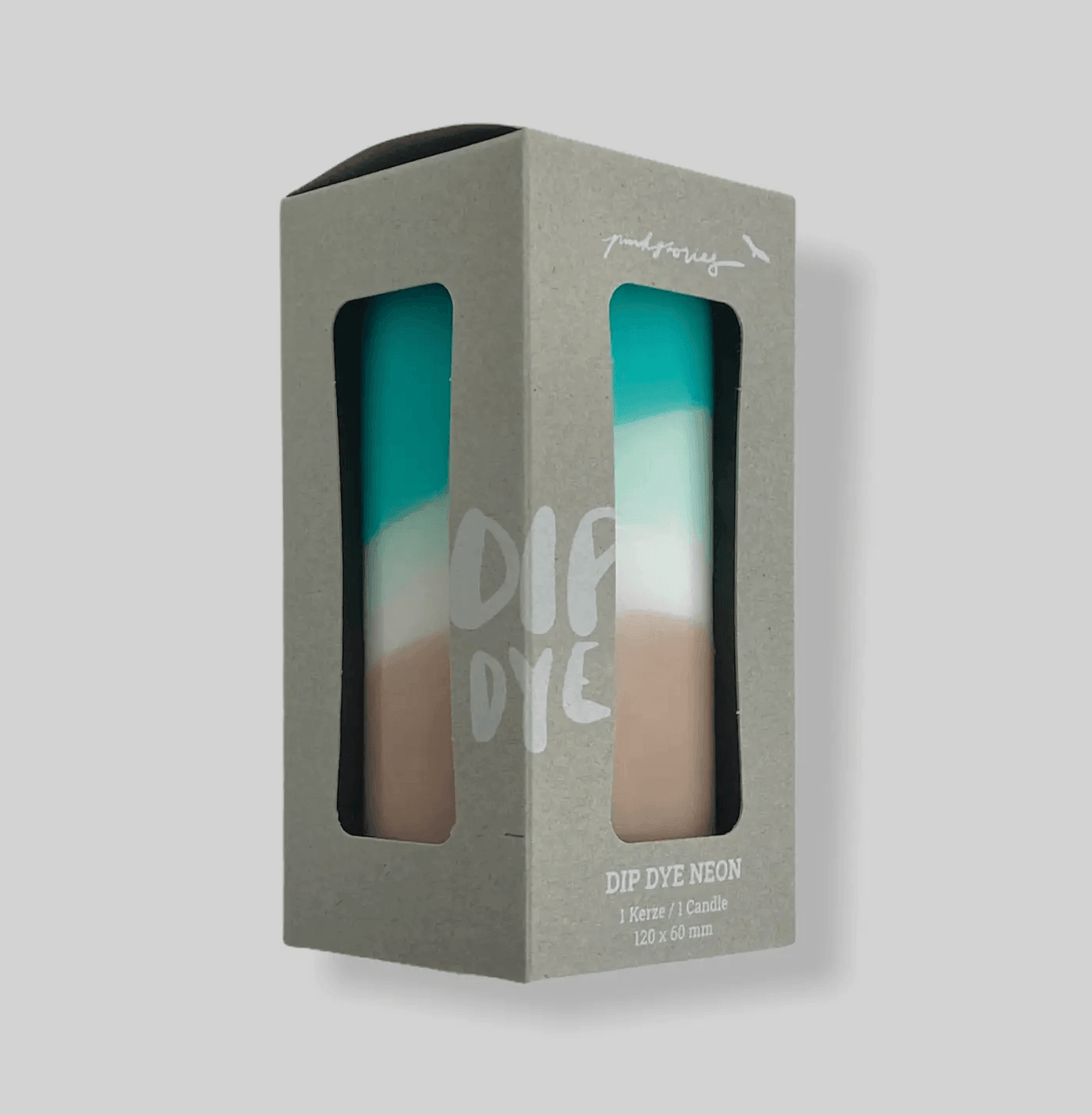 Dip Dyed Pillar Candle - Thumbnail 2